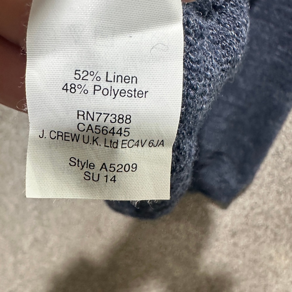 J. Crew Navy Blue V-Neck Sweater - Picture 11 of 11